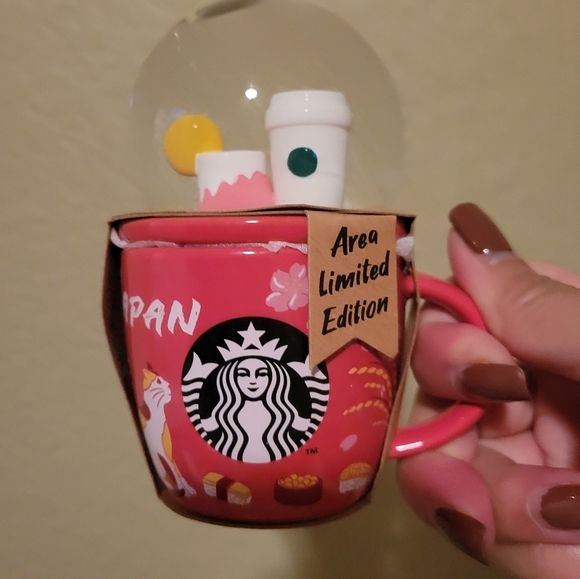 Starbucks Japan Limited Edition  Snow Globe Mug NEW - Picture 1 of 5